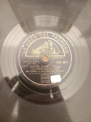 Disco giri voce del - disco, 78