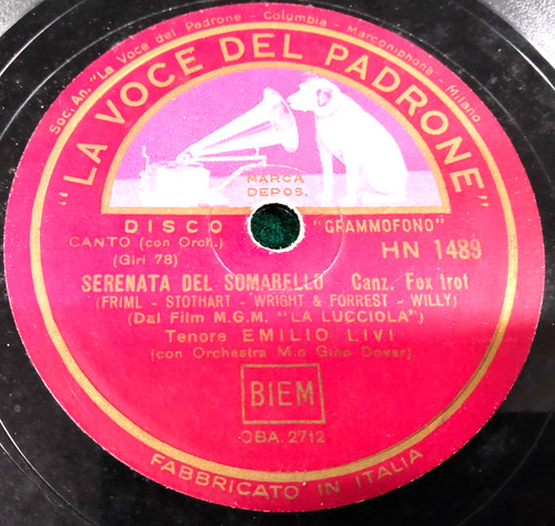 Giri emilio - 78, giri-10"emilio