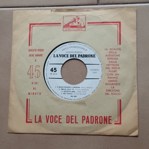 Disco promozionale 45 - promozionale,